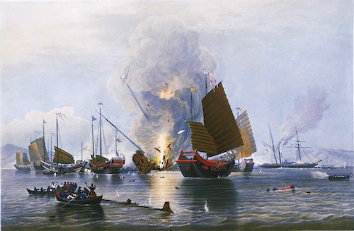Destroying_Chinese_war_junks,_by_E._Duncan_(1843).jpg